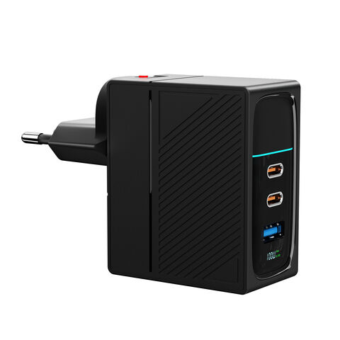 HyperJuice chargeur 100 W GaN 2x USB-C / 2x USB-A pour MacBook Pro