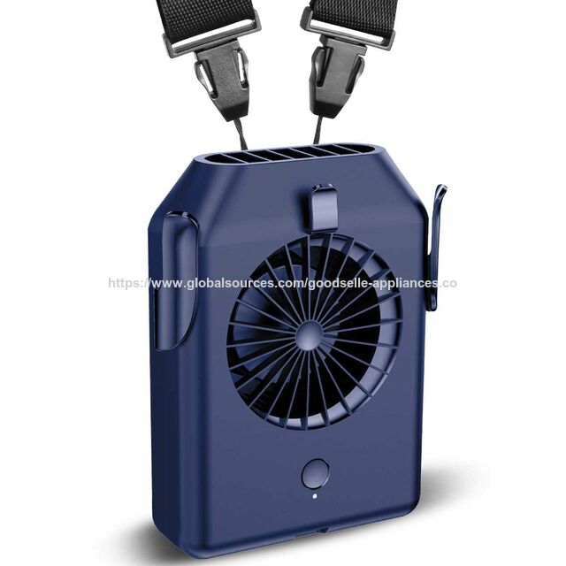 Modischer tragbarer Sport-Ventilator mit 3 Geschwindigkeiten, Taillenclip, Arbeitsventilator, Halskette for sale at factory direct price