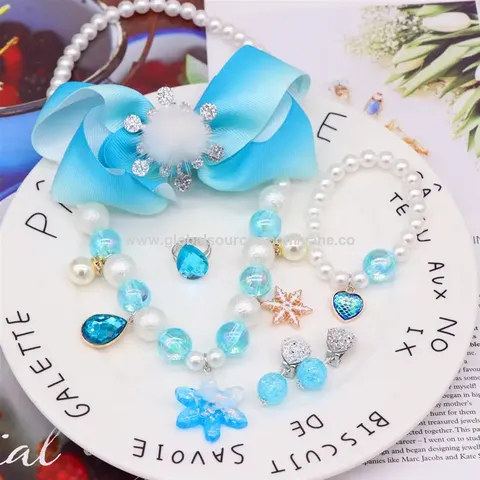 Christmas Gift Beads Bracelet Making Kit, Girls' Lovely Bracelet Necklace  Jewelry Making Kit, DIY Bulk Acrylic Gradient Bead Girls' Birthday Gift DIY