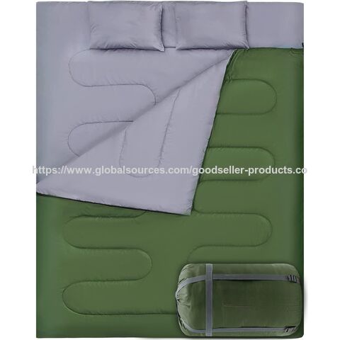 Sac de Couchage Double 2 Personnes Léger et Imperméable pour Randonnée, Trekking et Camping - Qualité Supérieure for sale at factory direct price