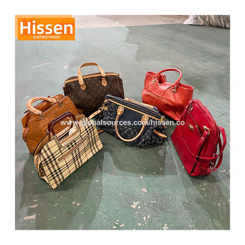 Lady Handbags Designer Famous Brands Colorful Used Clothing and Bags Bales  - China Used Bags and Second Hand Clothes price
