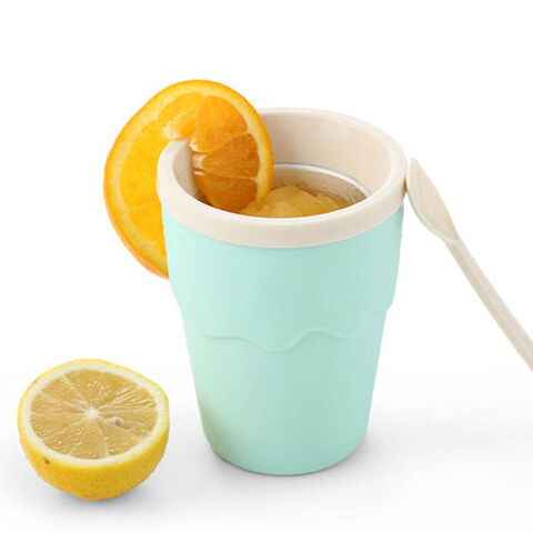 Frozen Magic Aluminum Slushie Cup Milk Shake Ice Cream Maker Slush Ice Maker Cooling Cup Slushy Maker Cup for Kids for sale at factory direct price