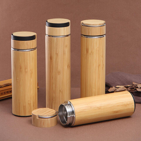 Wholesale 15 oz Sublimation Mugs Blank with Bamboo Lid White