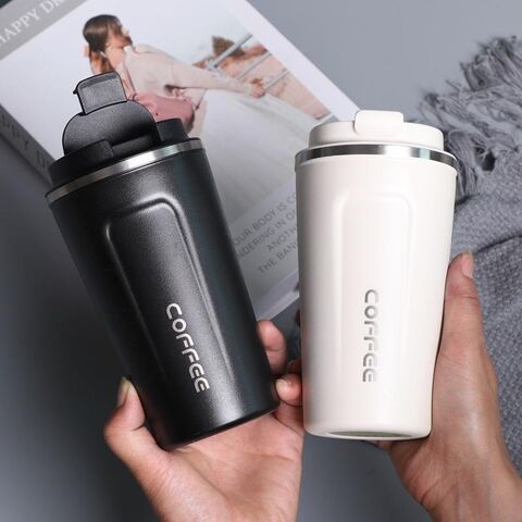510ML Stainless Steel Smart Coffee Tumbler Thermos Cup with
