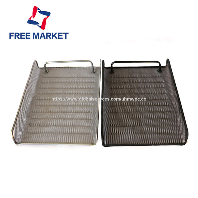 صينية مستندات شبكية معدنية بطبقة واحدة، منظم مكتب ملون for sale at factory direct price