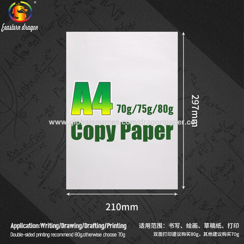 Wholesale 70g A4 Size Color Printer Paper Made in China - China Color,  Colored Paper