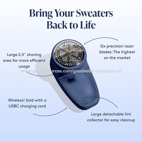 Pick Ur Needs Lint Remover for Clothing with Rechargeable USB Charging