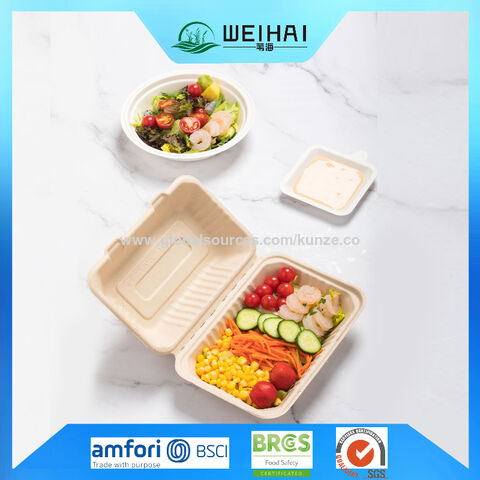 Buy Wholesale China Disposable Lunch Box Food Containers Environmental
