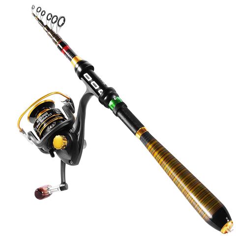 Stainless Steel Spinning Carbon Fiber Telescopic Fishing Pole