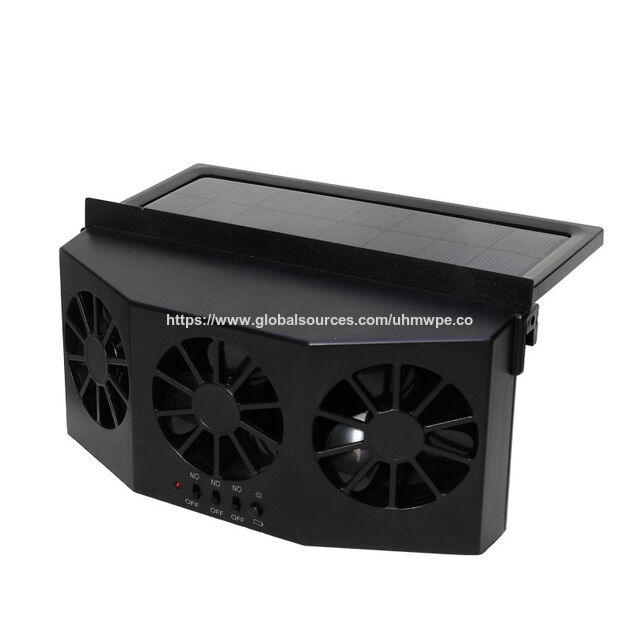 Air Radiator Automax Car Ventilation Fan Solar Charging Car Exhaust Fan Cooling Fan Window ...
