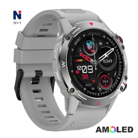 NoiseFit Halo 1.43 AMOLED Display, Bluetooth Calling Round Dial Smart Watch  | Dealsmagnet.com