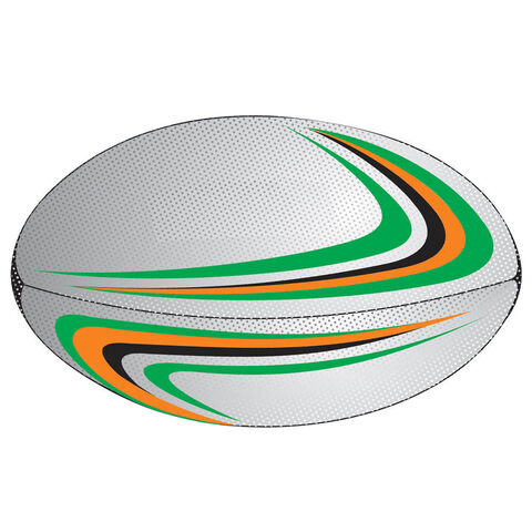 High Quality Rubberized Synthetic Extra Grippy Rugby balls Latex Bladder With Double Safety Butyle Valve for sale at factory direct price