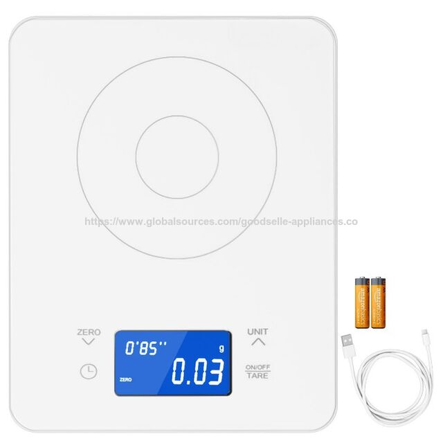ODM Großhandel Timer Duale Stromversorgung Präzise Digitale Küchenwaage Lebensmittel Kaffeewaage for sale at factory direct price