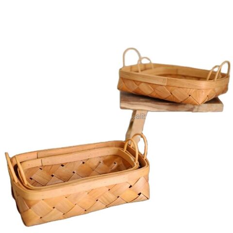 Handwoven Basket Heat Resistant Hot Pot Basket Table Food Service Organizer  With Handle Wholesales From Vietnam - Buy Hot Pot Basket Table Food Service  Organize…