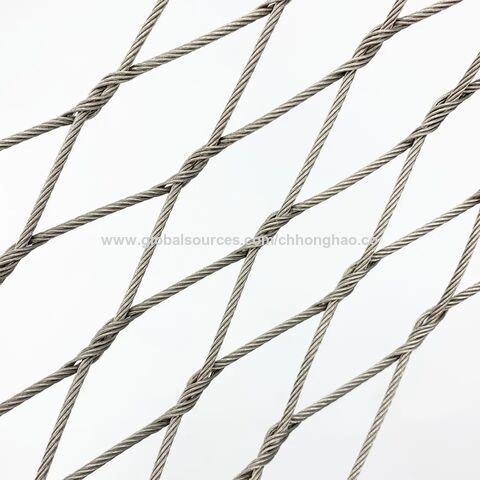 Buy Wholesale China Woven Stainless Steel Wire Cable Mesh Steel Wire ...