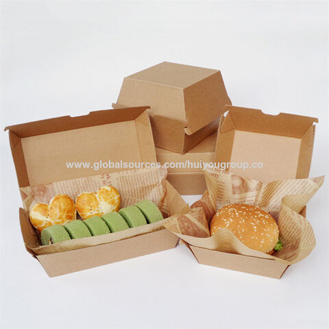 Buy Wholesale China Fast Food Kraft Hamburger Box Chicken Wing