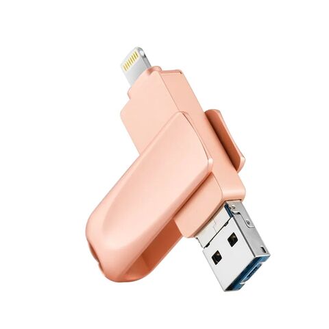 Mini Metall USB-Stick 4GB OTG USB Flash Drive 8GB 16GB 32GB Beliebter Drehbarer USB-Stick 64GB