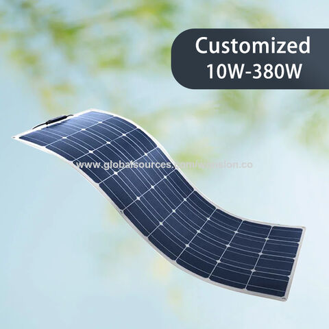 panel solar flexible Kit de 12v 100w 200w 300w paneles solares con