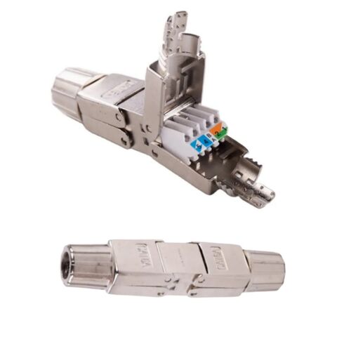 Paquete de 6 herramientas blindadas rj45 Cat 8, conector de terminación cat8,  enchufe cat8