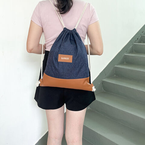 Mochila con Cordón para Gimnasio, Bolsa de Cuerdas Grande Tipo Saco for sale at factory direct price