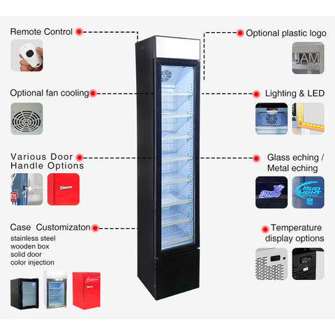 Ce/ETL/SAA Glass Door Cold Mini Display Beverage Cooler/ Hotel