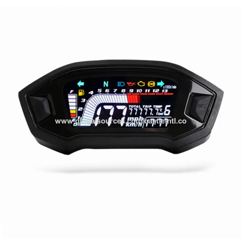 Tachymètre de moto, écran LCD Compteur de vitesse de moto
