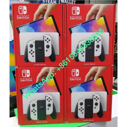 Console NINTENDO Switch Modèle OLED Blanche + Manette NINTENDO