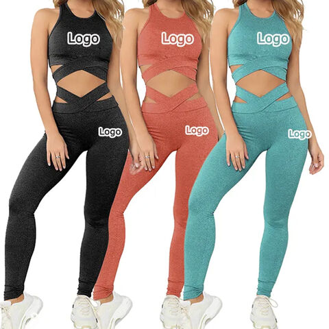Custom Logo Ribbed Seamless Yoga Sets Breathable Active Wear Set Women Gym  Fitness Sets Wholesale Athletic Wear Workout Clothing Sportswear Yoga Set -  China Seamless Leggings Set and Workout Clothing price