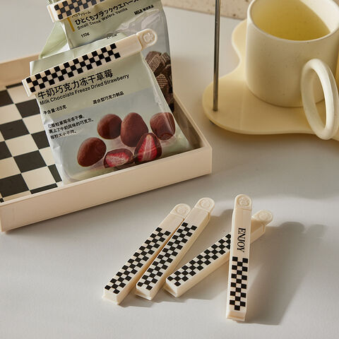 Buy Wholesale China Cream Style 11cm Sealing Clip Food Tea Snack