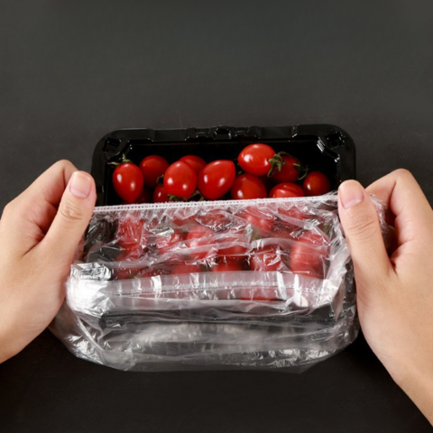 100 Unidades Bolsas de Film Estirable al por Mayor, Film Adherente Elástico, Embalaje Duradero, Film Retráctil