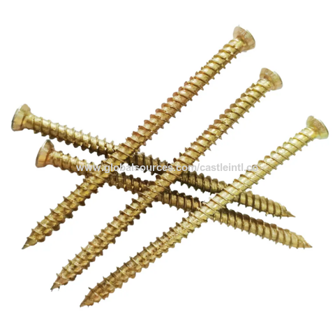 Stainless Steel window frame screw Wholesale Custom drywall brass wood screw