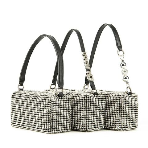Hot Designer Fabric Checkerboard Small Jelly Handbag PU Leather