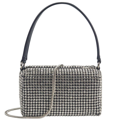 Bling Bling Crystals Evening Clutch Bag For Women Girls Sparkling