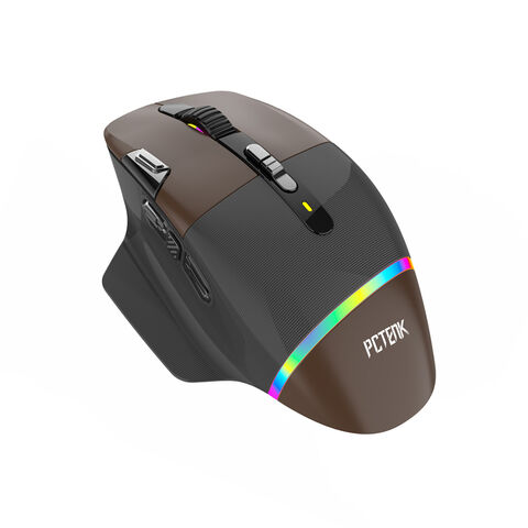 Gaming Gamer Dual Wireless verdrahtete Maus Rgb, wiederauf ladbar, programmier bar, 2.4g USB, optischer ABS-Kunststoff