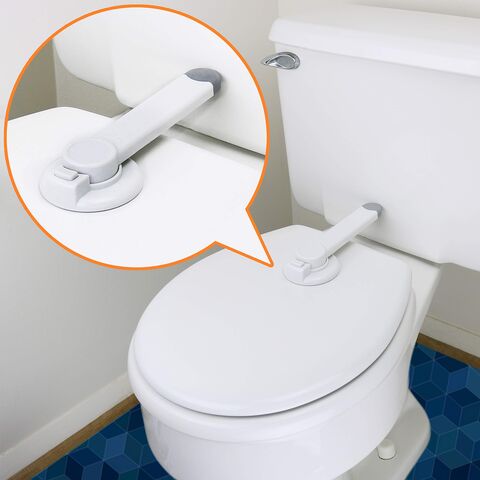 Universelle, einfach zu installierende WC-Sitz-Verriegelung zur Kindersicherung - Ideal zur Babysicherung mit Klebeverschluss for sale at factory direct price