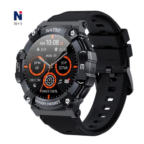 Montre Connectée OLED Waterproof, Noire