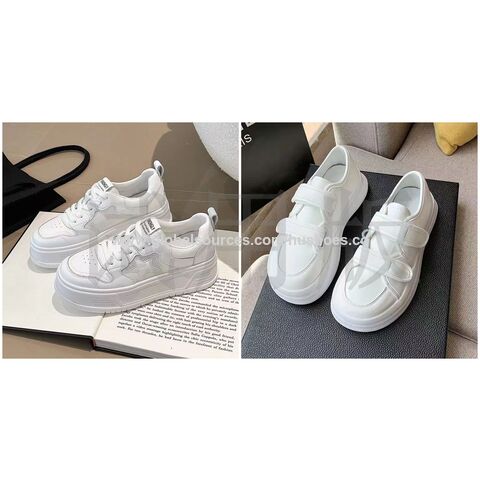 Plain white sales sneakers wholesale