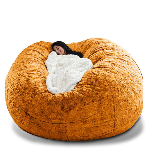 Buy Wholesale China Modern Bean Bag Cover No Filler 7ft Giant Large Bean  Bag Chairs Sofa Bed Living Room Furniture & Beanbag Cover No Filler at USD  29