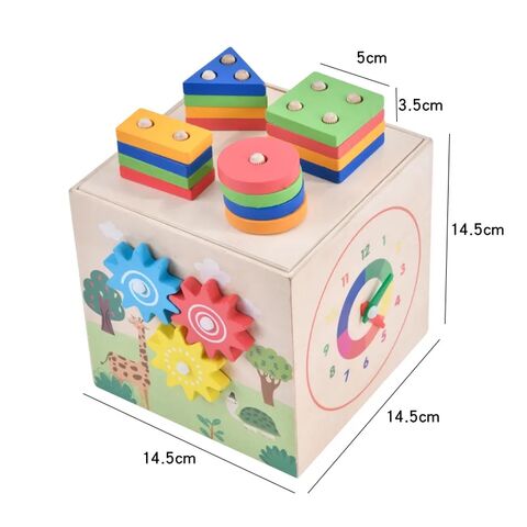 Cube d'activité Bébé Montessori 7 en 1 – Pour Les Petits