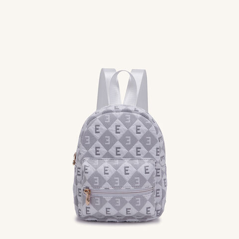 Simple Cute Style Canvas Backpack Women Strawberry Printing Nylon Bag  Laptop School Bag For Girls