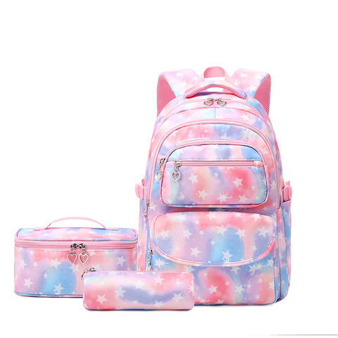 One Piece Printed Usb Teenager School Bag - Primary And Secondary