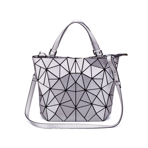 Holographic Luminous Bao Bao Bag Crossbody Strap