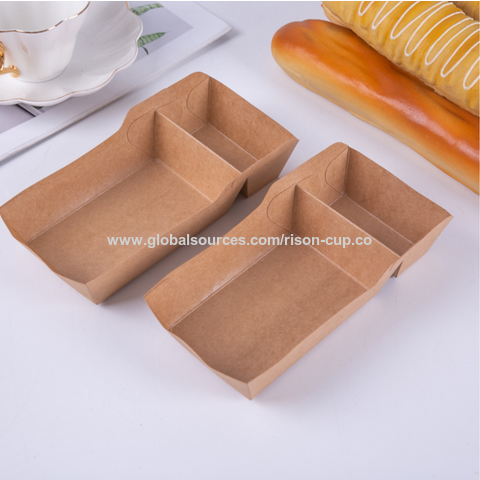 Food Grade Disposable Kraft Paper Salad Box With Compartment Takeaway Food  Container PET Lid Custom Printed Disposable-Buy paper food container,disposable  paper food box,biodegradable custom paper bo
