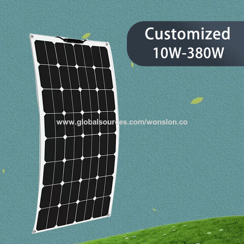 Panneau solaire flexible monocristallin ETFE/EVA 100 W