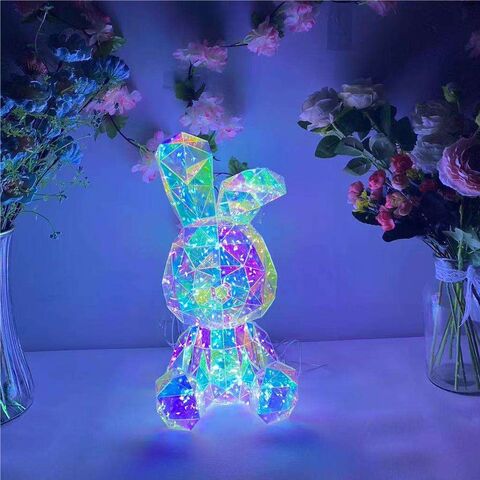 Buy Wholesale China Novelty Gifts Led Glow Teddy Rabbit Valentines Day ...
