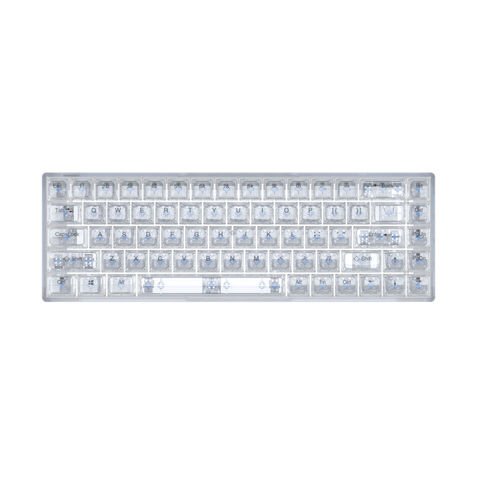 Buy Wholesale China 68 Keys Wired Crystal Mechanical Keyboard With ...