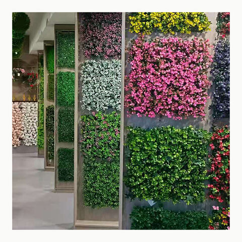 Outdoor Vertical Garden Decorative Plastic Artificial Green Wall Plants  Boxwood Hedges Fence Mat Panel - China Artificial Green Walls and  Artificial Plant Wall price