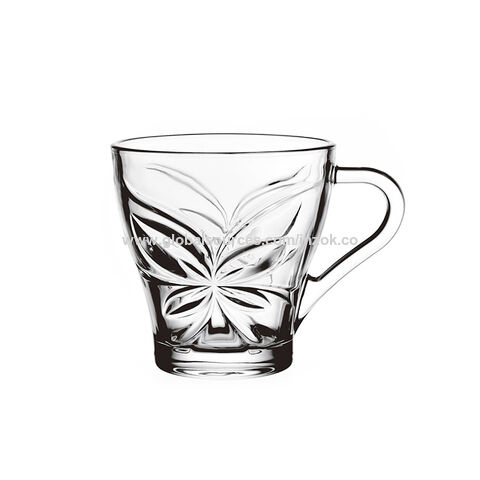 China Glass Cup with Lid Tea Coffee Factory Price Wholesale Customized Logo  Manufacturer and Supplier