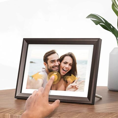 Buy China Wholesale 10.1 Inch Wifi Digital Picture Frame Wood Cloud ...