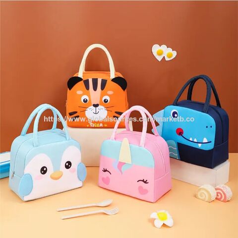 Tragbare isolierte Thermische Picknick-Essenstasche Lunchbox Cartoon Tote Food Fresh Kühltaschen Beutel für Frauen Mädchen Kinder Geschenk
